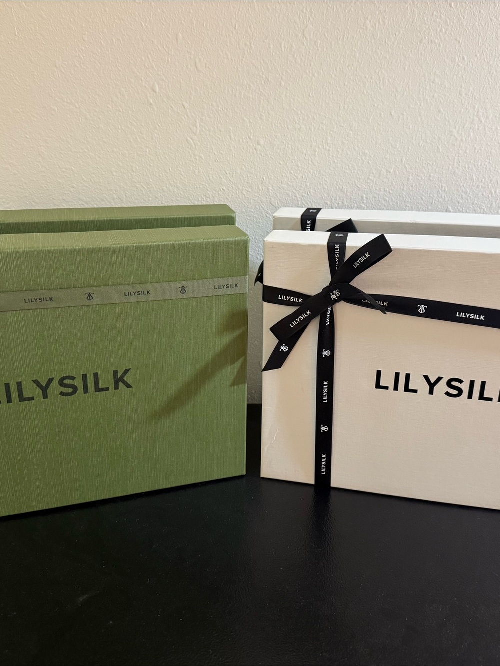 LILYSILK Luxury Real Silk Bedding Gift Boxes - 2 Full King Sets - New Unopened